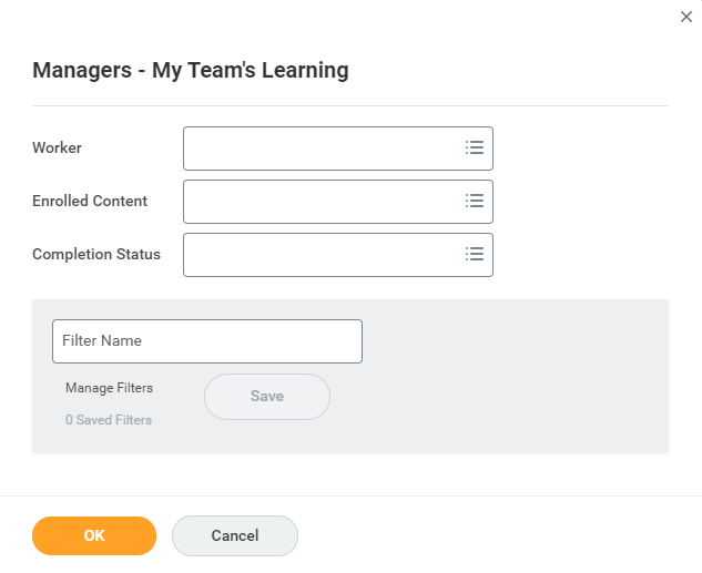 Managers - My Team's Learning Prompt Screenshot