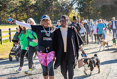 dominique mclaughlin at sparc for hope walk