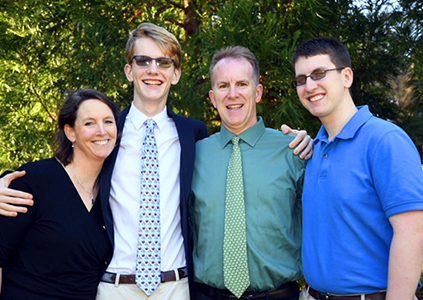 Jon Williams and family