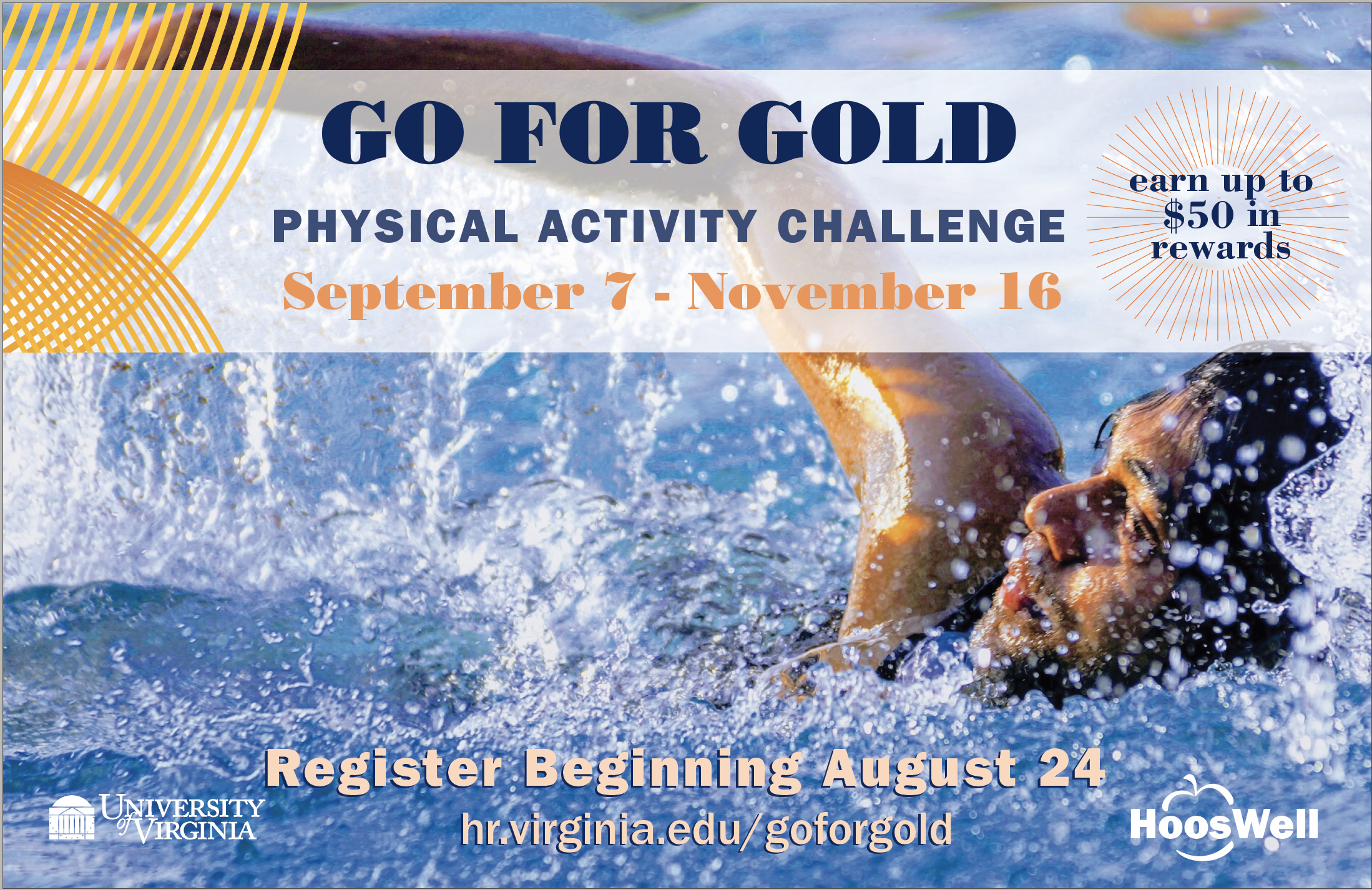 Go For Gold Fall Physical Activity Challenge UVA HR