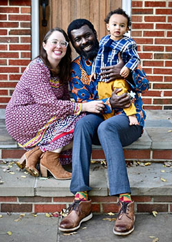 Prince and Anne Afriyie with son Jasper